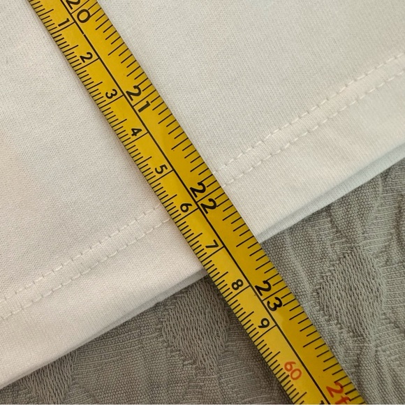 🆕 BR Factory Volume Embroidered Sleeve Top. White. Size S. NWT. - Picture 8 of 10